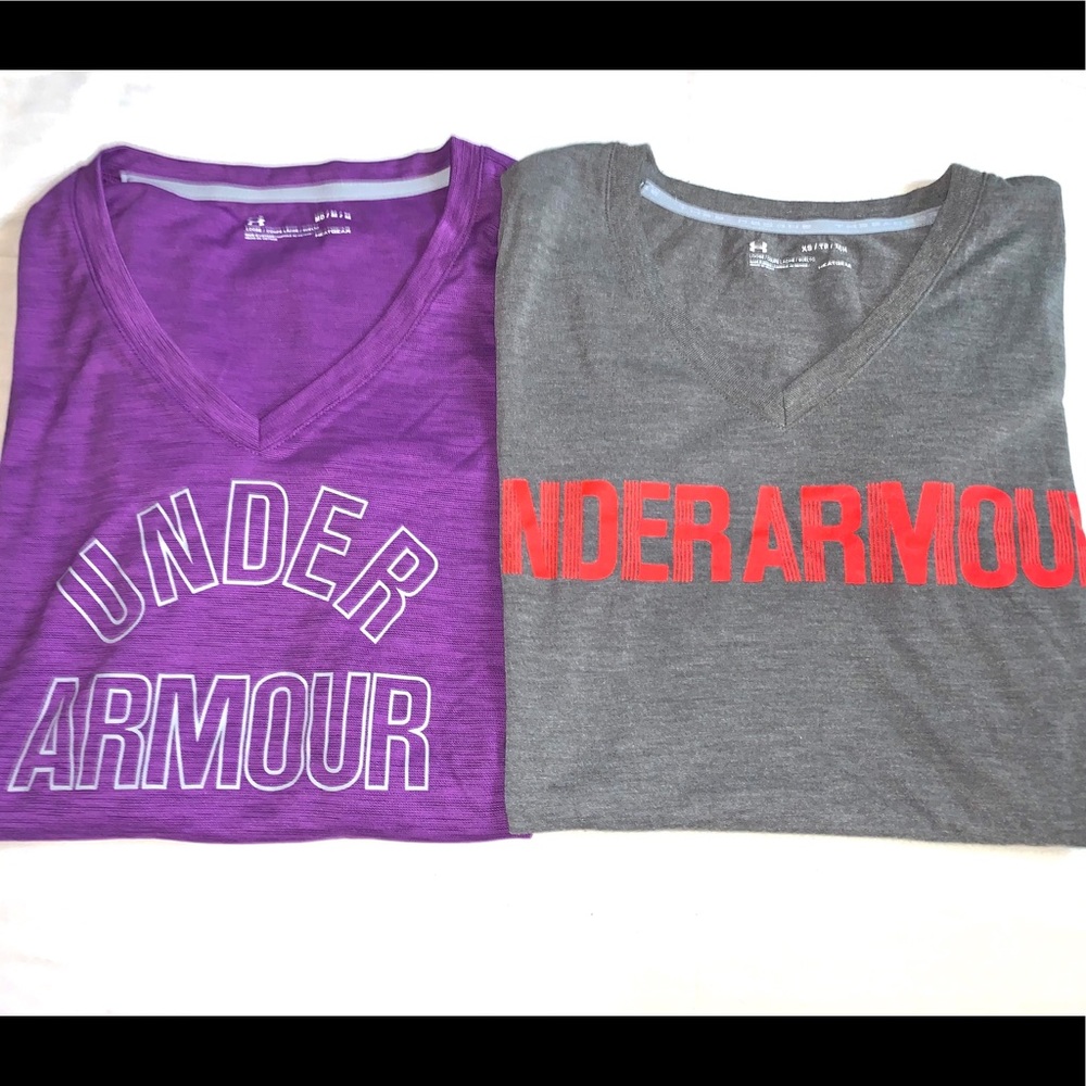 2 under armor shirts